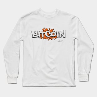 Bitcoin Graffiti Long Sleeve T-Shirt